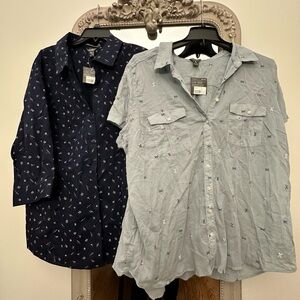 Eddie Bauer shirts.  NWT 2 for $12